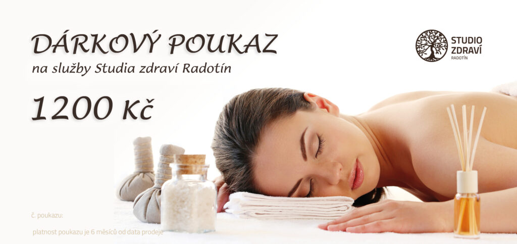 poukaz masáže rehabilitace
