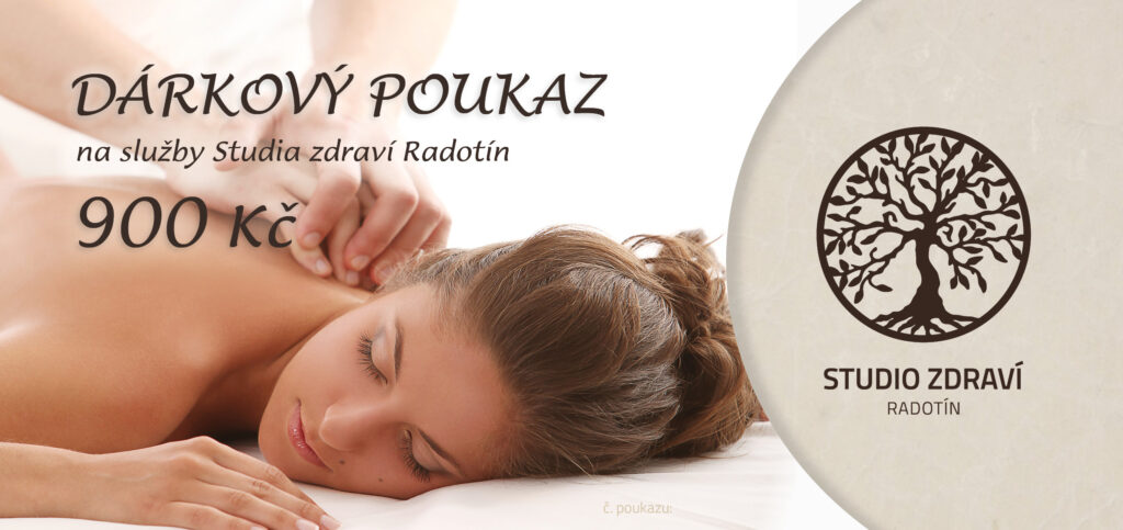 poukaz masáže rehabilitace